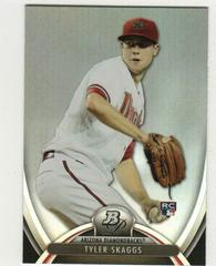 Tyler Skaggs #79 Baseball Cards 2013 Bowman Platinum Prices