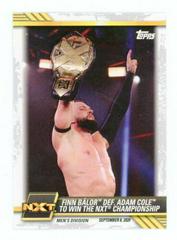Finn Balor def. Adam Cole to Win the NXT Championship #66 Wrestling Cards 2021 Topps WWE NXT Prices