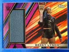 Becky Lynch [Blue] Wrestling Cards 2020 Topps WWE Women's Mat Relics Prices