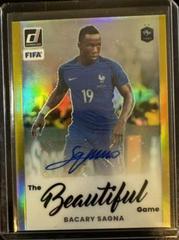 Bacary Sagna [Gold] Soccer Cards 2022 Panini Donruss Beautiful Game Autographs Prices