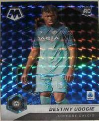 Destiny Udogie [Blue Mosaic] Soccer Cards 2021 Panini Mosaic Serie A Prices