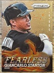 Giancarlo Stanton Baseball Cards 2013 Panini Prizm Fearless Prices