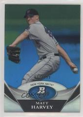 Matt Harvey [Blue Refractor] #BPP66 Baseball Cards 2011 Bowman Platinum Prospects Prices