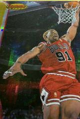 Dennis Rodman [Atomic Refractor] #40 Basketball Cards 1996 Bowman's Best Prices