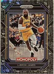 LeBron James [Black Gold] Basketball Cards 2022 Panini Prizm Monopoly Prices