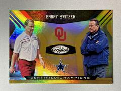 Barry Switzer [Gold] #15 Football Cards 2018 Panini Certified Champions Prices