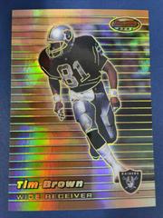 Tim Brown [Refractor] #5 Football Cards 1999 Bowman's Best Prices