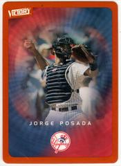 Jorge Posada [Orange] #60 Baseball Cards 2003 Upper Deck Victory Prices