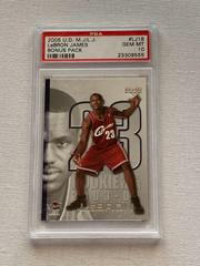 LeBron James #LJ18 Basketball Cards 2005 Upper Deck MJ, LJ Bonus Pack Prices
