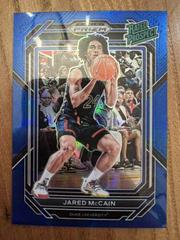 Jared McCain [Blue] #2 Basketball Cards 2023 Panini Prizm Draft Picks Rated Prospect Prices