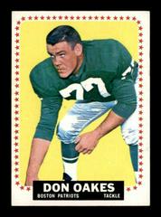 Don Oakes #15 Football Cards 1964 Topps Prices