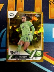 Lena Oberdorf [Gold] #5 Soccer Cards 2022 Topps Chrome UEFA Women's Champions League Prices