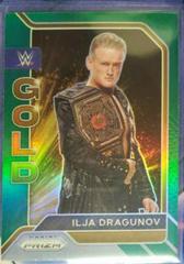 Ilja Dragunov [Green Prizm] #17 Wrestling Cards 2022 Panini Prizm WWE Gold Prices