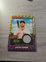 Justin Turner [Gold] #CCR-JT Baseball Cards 2024 Topps Heritage Clubhouse Collection Relic Prices
