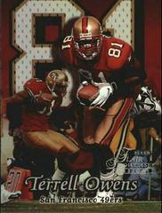Terrell Owens #80 Football Cards 1999 Flair Showcase Prices