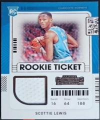 Scottie Lewis #RTS-SLE Basketball Cards 2021 Panini Contenders Rookie Ticket Swatches Prices