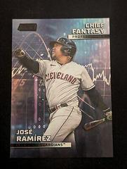 Jose Ramirez [Black] #CFPRO-14 Baseball Cards 2023 Stadium Club Chief Fantasy Professionals Prices