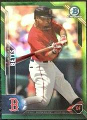 Mookie Betts [Green Refractor] Baseball Cards 2016 Bowman Chrome Prices