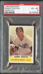 Sandy Koufax [Hand Cut] Baseball Cards 1962 Bazooka Prices