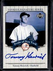 Tommy Henrich #PN-TH Baseball Cards 2003 Upper Deck Yankees Signature Series Pride of NY Autograph Prices