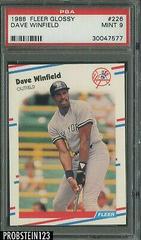 Dave Winfield #226 Baseball Cards 1988 Fleer Glossy Prices