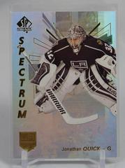 Jonathan Quick Hockey Cards 2016 SP Authentic Spectrum FX Prices