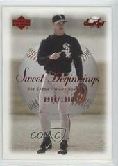 Joe Crede Baseball Cards 2001 Upper Deck Sweet Spot Prices