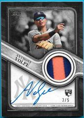 Anthony Volpe #TRAPU-AV Baseball Cards 2023 Topps Update Reverence Autograph Patch Prices