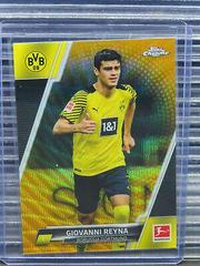 Giovanni Reyna [Gold Wave Refractor] Soccer Cards 2021 Topps Chrome Bundesliga Prices