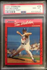 Tim Belcher #79 Baseball Cards 1990 Donruss Aqueous Test Prices