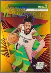 Ja Morant [Gold] #11 Basketball Cards 2022 Panini Contenders Optic Illusion Prices