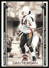 Dan Morgan [Bronze] #3 Football Cards 2001 Pacific Vanguard Prime Prospects Prices