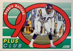 Reggie Rutland #545 Football Cards 1992 Panini Score Prices