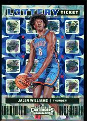 Jalen Williams [Cracked Ice] #12 Basketball Cards 2022 Panini Contenders Lottery Ticket Prices