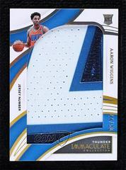 Aaron Wiggins [Patch Autograph Jersey Number] #131 Basketball Cards 2021 Panini Immaculate Collection Prices