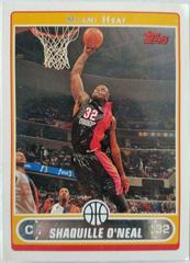 Shaquille O'Neal #32 Basketball Cards 2006 Topps Prices