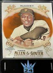 Willie McCovey [Orange Refractor] #2 Baseball Cards 2021 Topps Allen & Ginter Chrome Prices