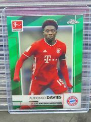 Alphonso Davies [Green Refractor] Soccer Cards 2020 Topps Chrome Bundesliga Prices