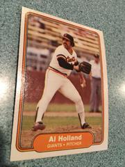 Al Holland #391 Baseball Cards 1982 Fleer Prices