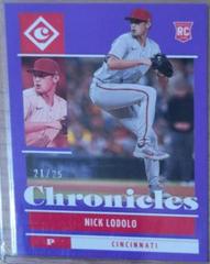 Nick Lodolo [Purple] #29 Baseball Cards 2022 Panini Chronicles Prices