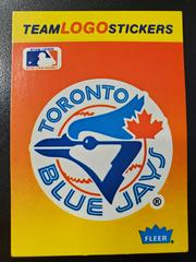 Blue Jays Baseball Cards 1991 Fleer Team Logo Stickers Top 10 Prices
