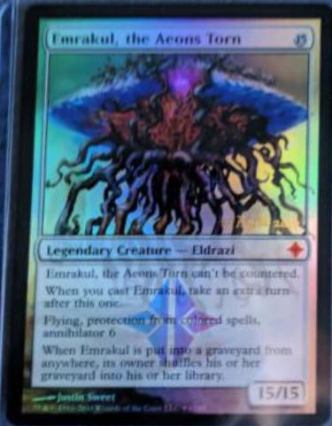 Emrakul, the Aeons Torn [Pre-Release] Magic Rise of the Eldrazi