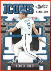 George Brett [Retail] #I-14 Baseball Cards 2021 Panini Absolute Icons Prices