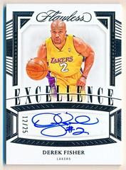 Derek Fisher #12 Basketball Cards 2022 Panini Flawless Excellence Signature Prices