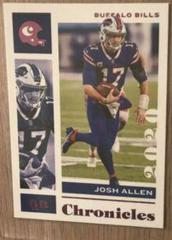 Josh Allen [Purple] #10 Football Cards 2020 Panini Chronicles Prices