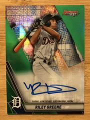 Riley Greene [Green Refractor] #B19-RG Baseball Cards 2019 Bowman's Best of 2019 Autographs Prices