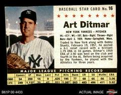 Art Ditmar [Hand Cut] Baseball Cards 1961 Post Cereal Prices