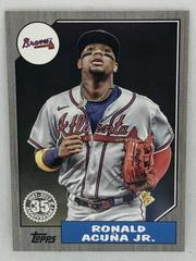 Ronald Acuna Jr. [Black] #87TB-7 Baseball Cards 2022 Topps 1987 Series 2 Prices