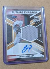 Oswald Peraza #FTS-OP Baseball Cards 2022 Panini Elite Extra Edition Future Threads Signatures Prices