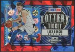 Luka Doncic [Red Cracked Ice] #3 Basketball Cards 2018 Panini Contenders Optic Lottery Ticket Prices